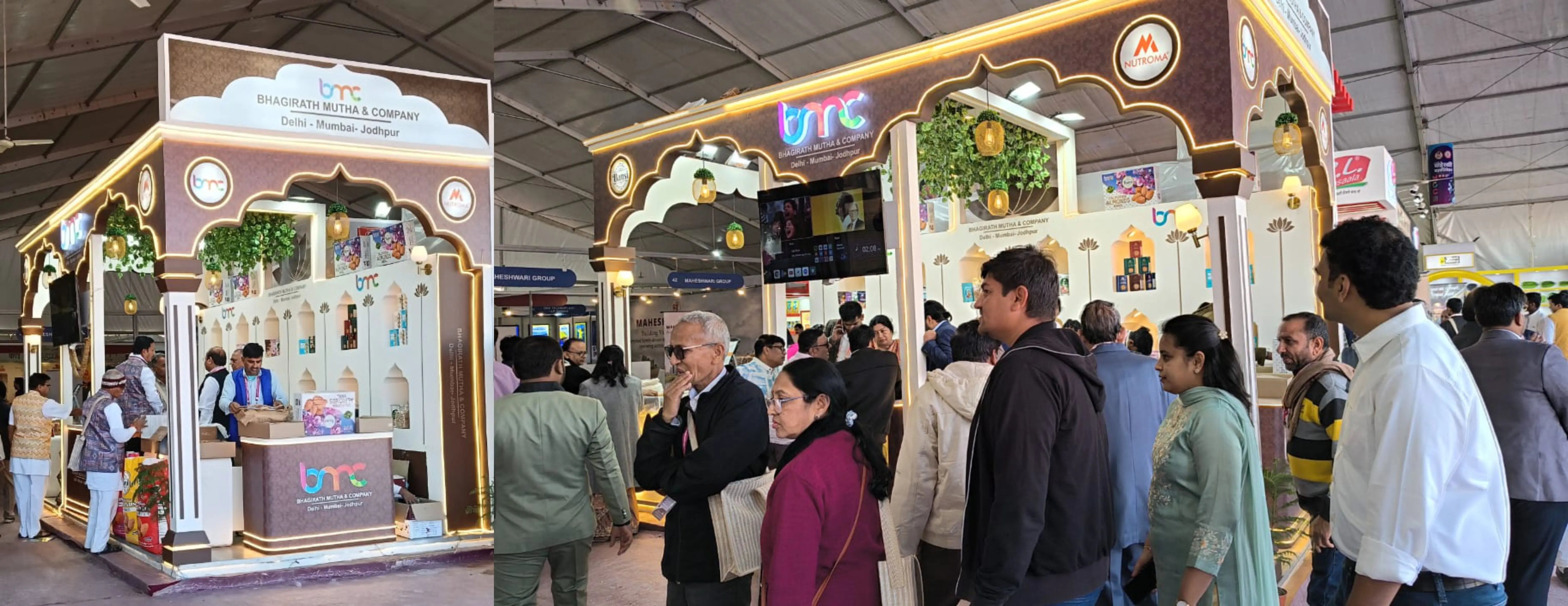 Recycled Plastic Bottles Exhibition Stand